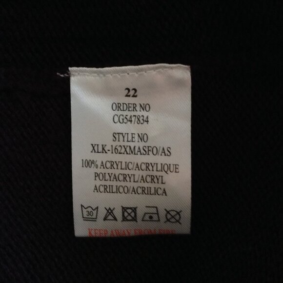 NWT Brave Soul XXL (18) Fox Winter/Christmas sweater. Boxy, Warm, Festive, chic - Picture 6 of 7